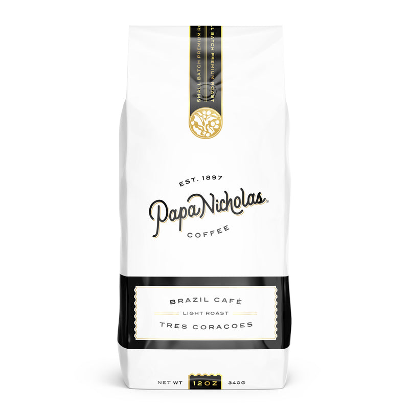 A 12oz Bag of Brazil Café Tres Coracoes - Papa Premium Coffee